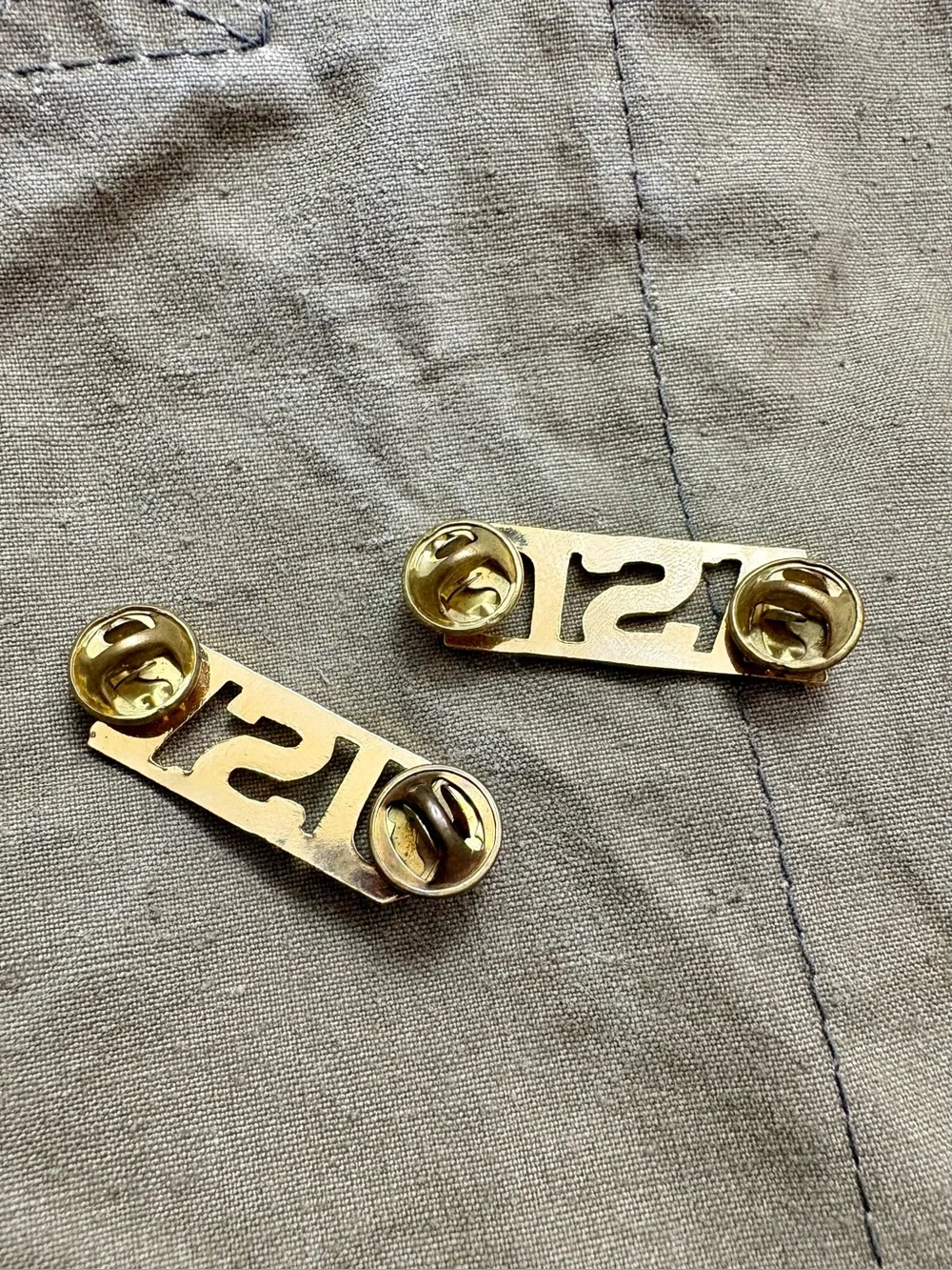 Set of 3 USV Military Air Force Metal Pin Badges